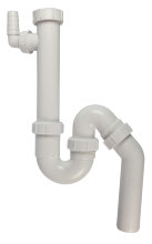 Vandlås 1 1/2" x Ø40 mm plast 